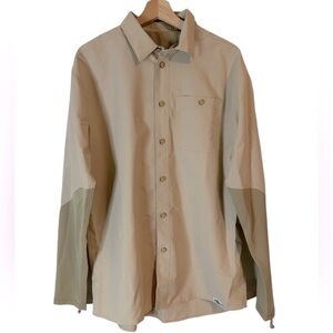 Repyourwater Hybrid Fishing Shirt With Hideaway Hood Size Large‎